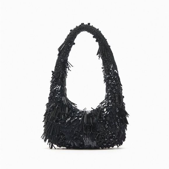Zara beaded shoulder bag - Picture 1 of 2